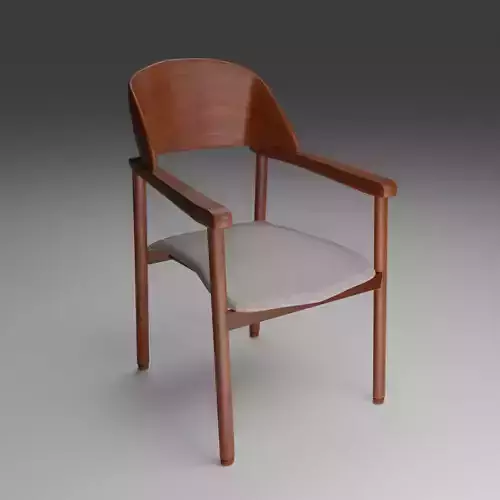 Modern wooden chair 