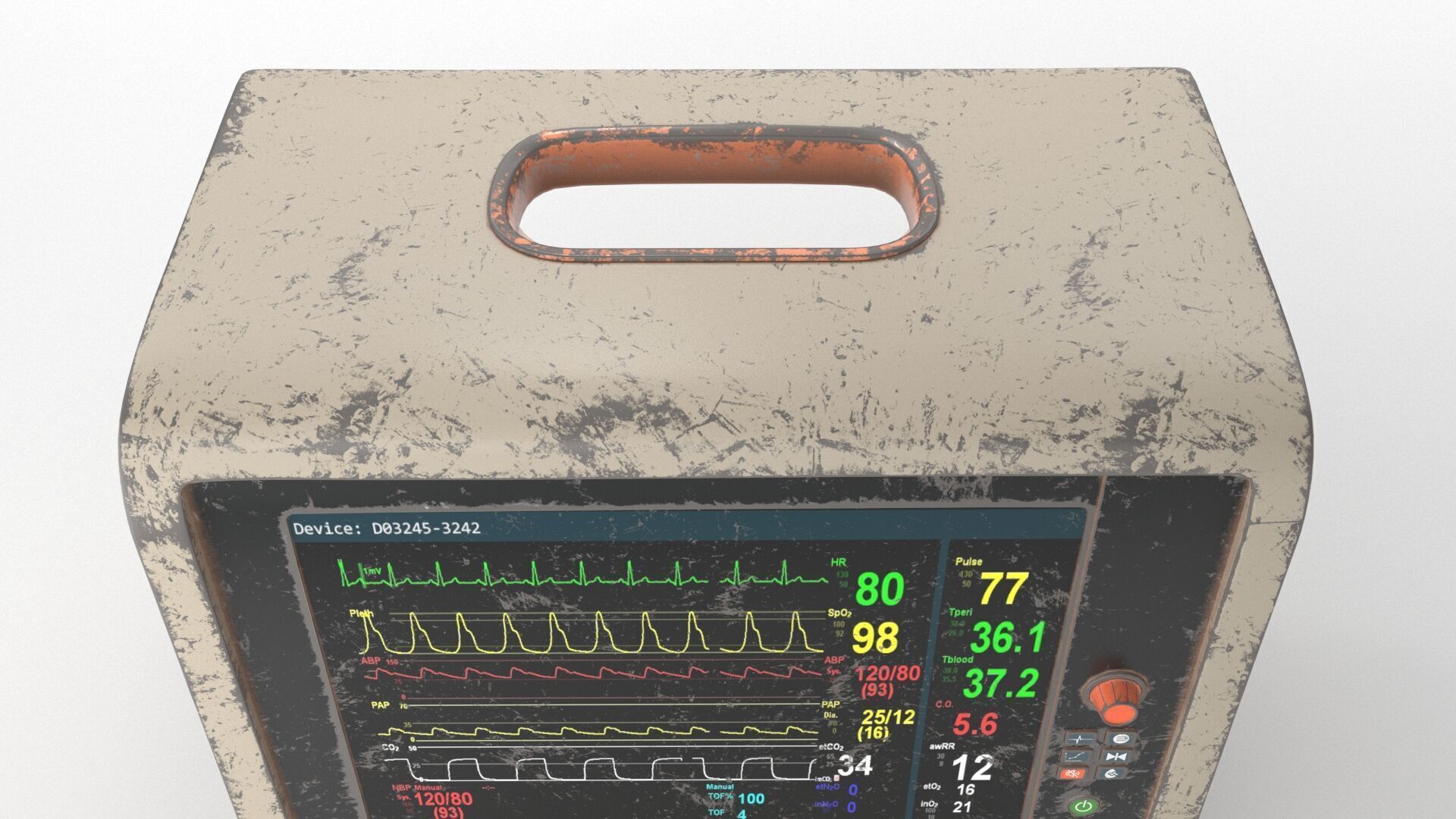 Abandoned Patient Monitor 3D model_9