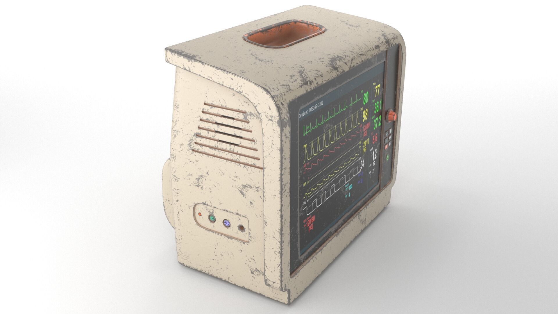 Abandoned Patient Monitor 3D model_5