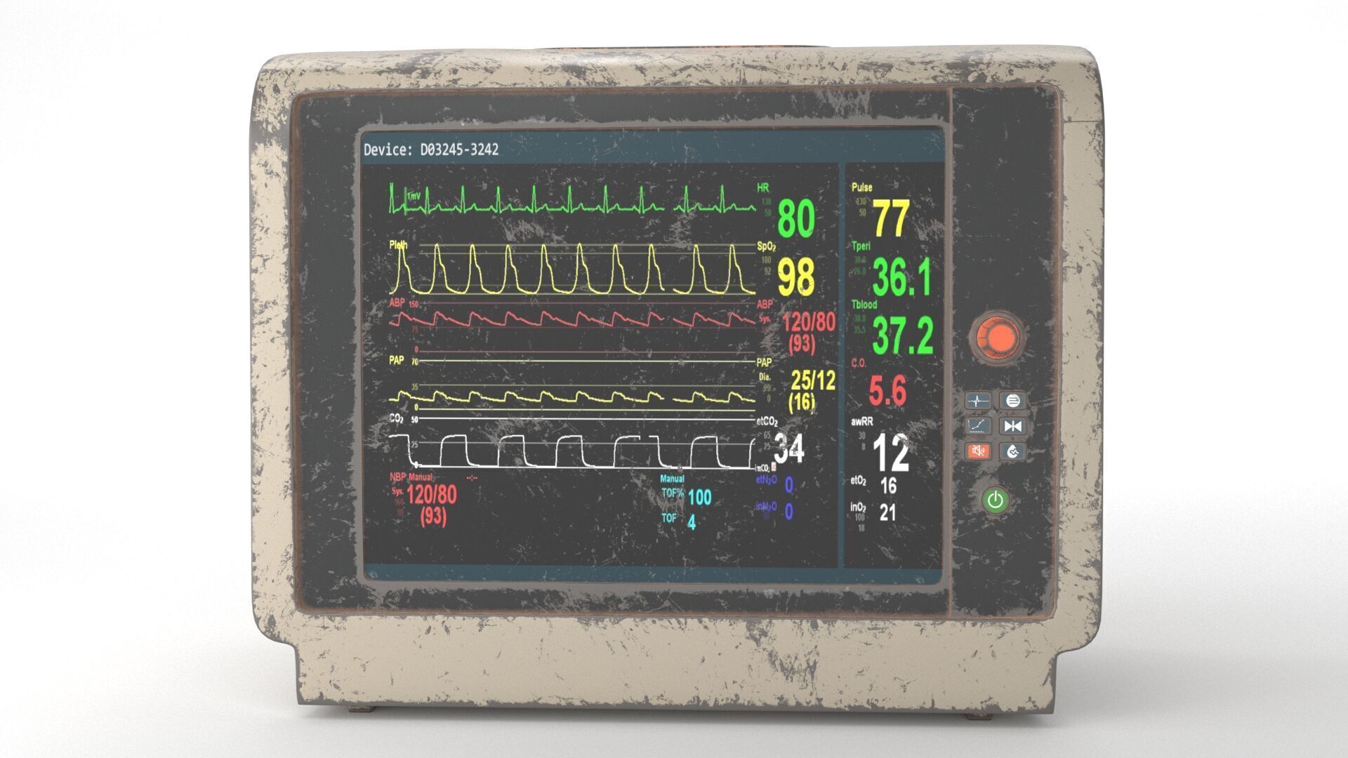 Abandoned Patient Monitor 3D model_3