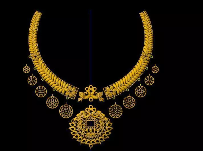 kanti necklace 3dm file 3D print model_0