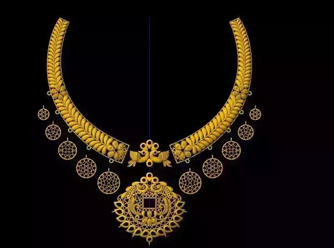 kanti necklace 3dm file