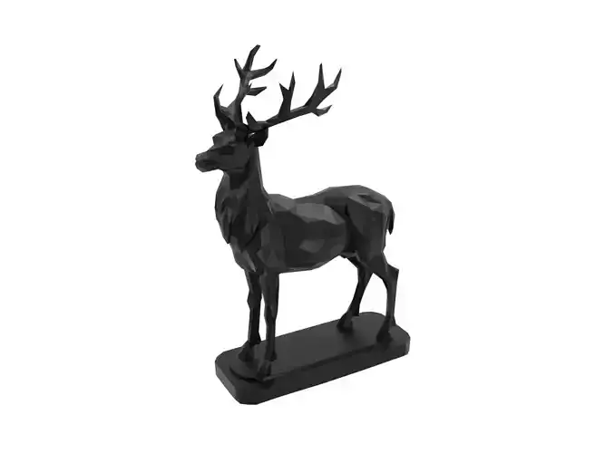 Deer Animal Low Poly