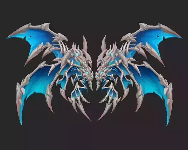 Wing 056 Low-poly 3D model