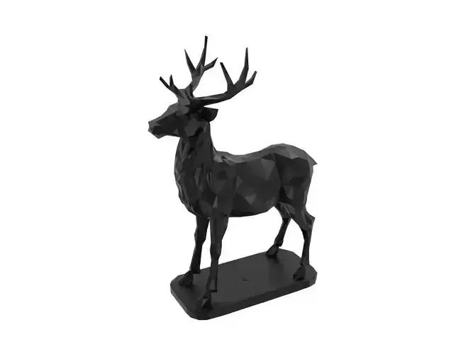 Deer Animal Low Poly
