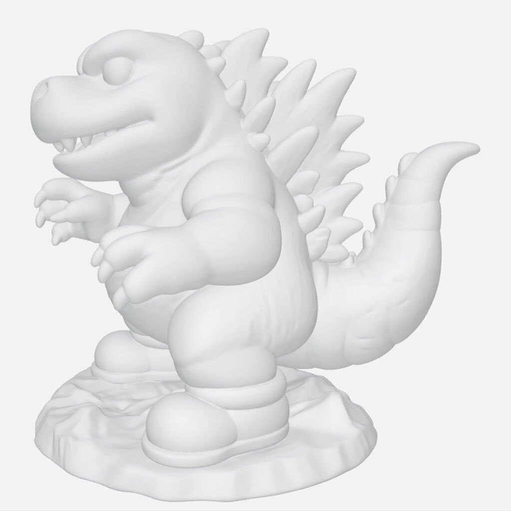 MiniZilla Pt2 3D print model_2