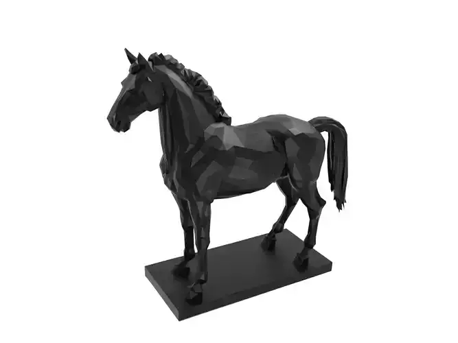 Horse Animal Low Poly