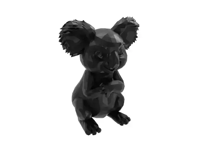 Koala Animal Low Poly