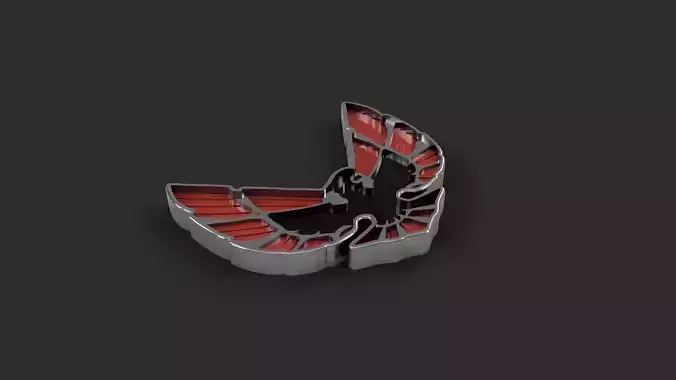 Firebird Phoenix Emblem 3D Printable  3D print model