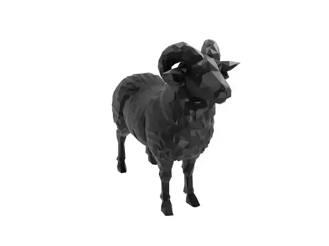 Sheep Animal Low Poly