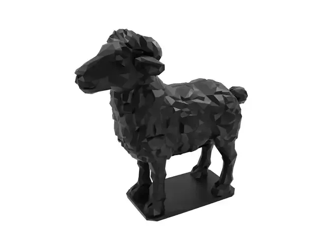 Sheep Animal Low Poly
