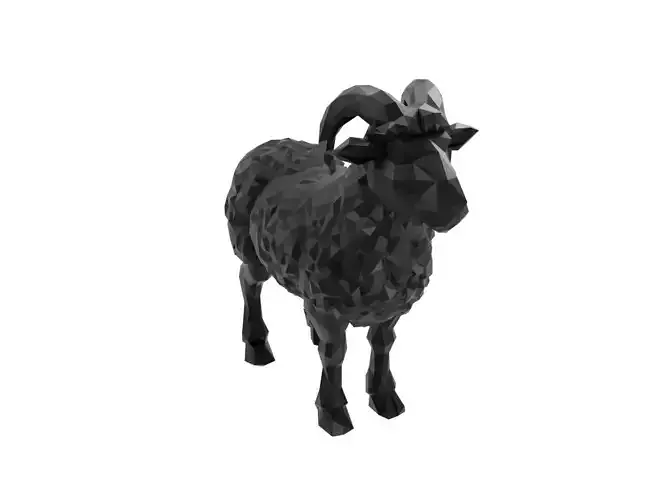 Sheep Animal Low Poly