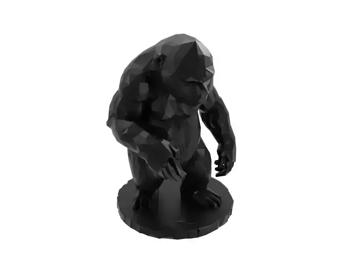 Sloth Animal Low Poly