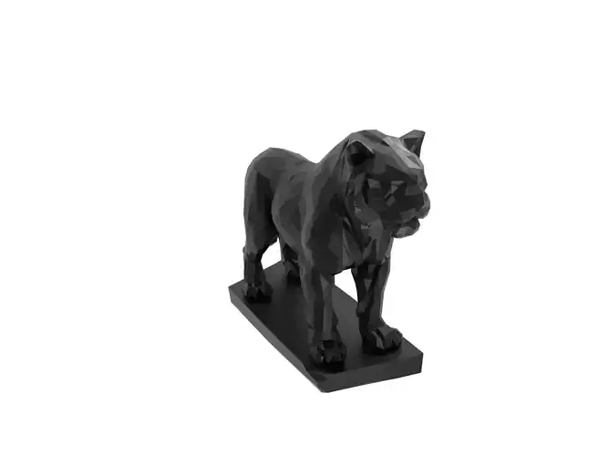 Tiger Animal Low Poly