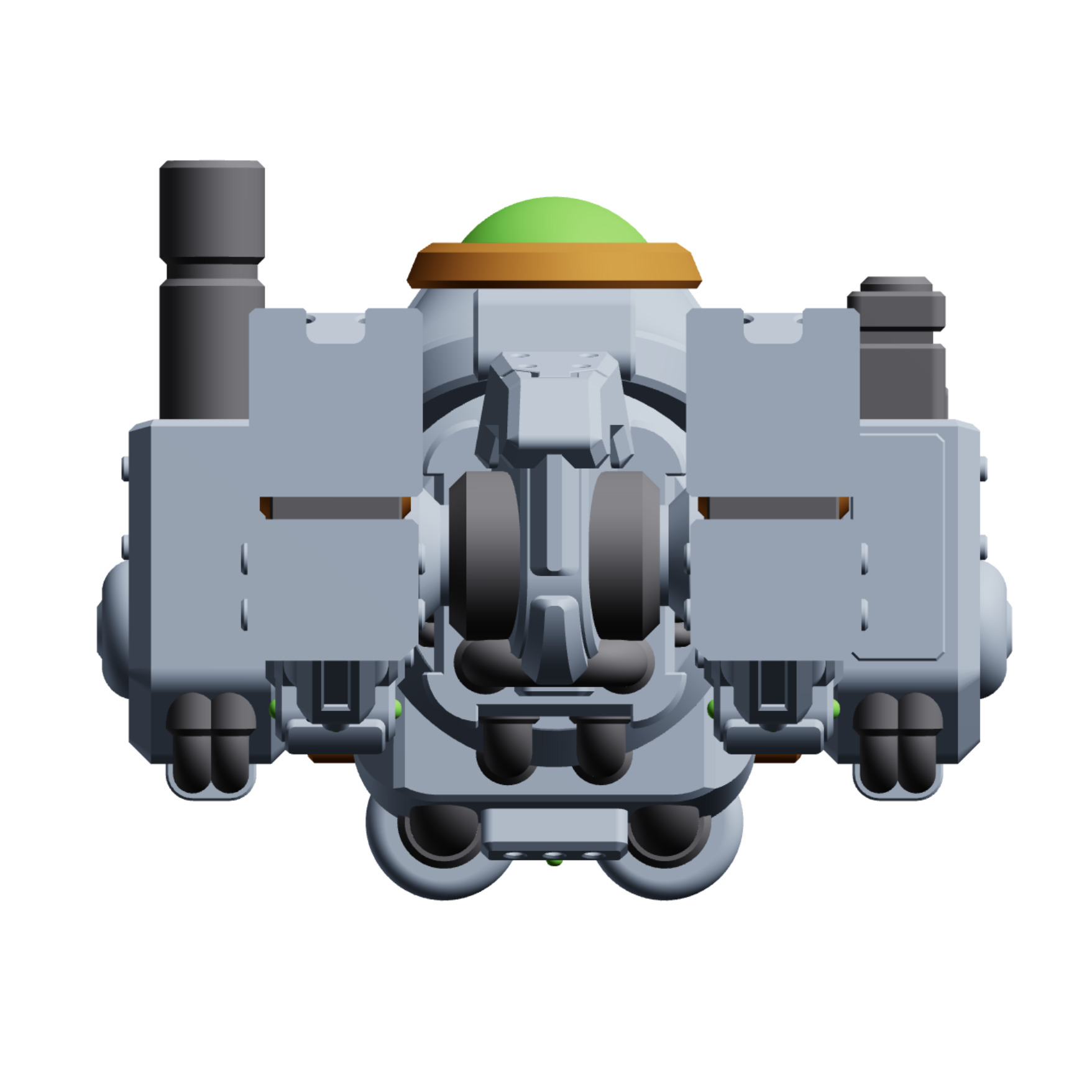 Mech Forge Storm Titan Mech Miniature for Tabletop Wargames 3D print model_6