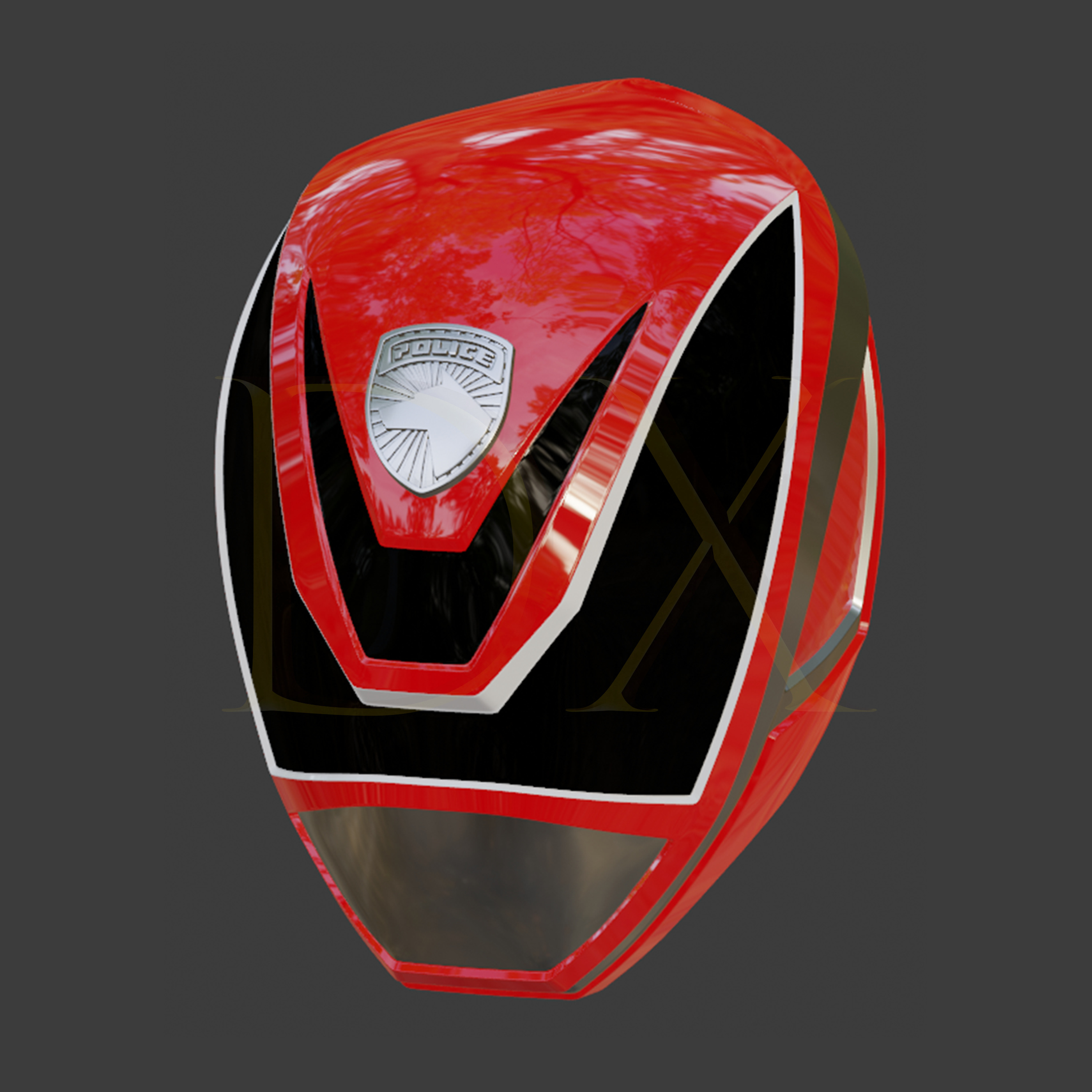 Power Ranger SPD Red - Dekaranger Red 3D print model_3