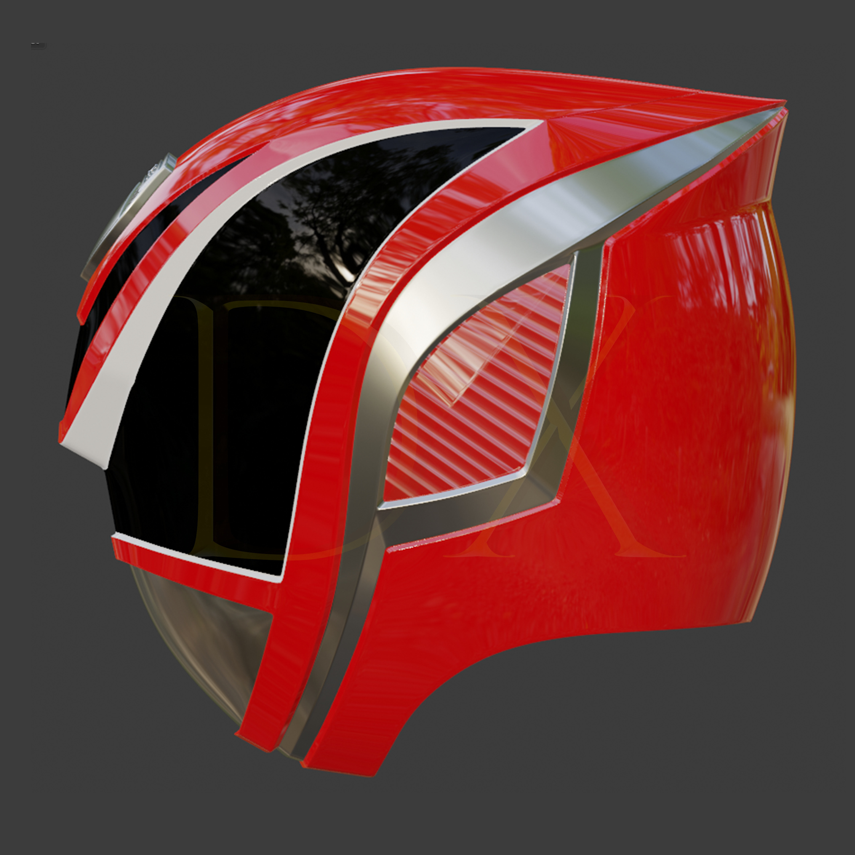 Power Ranger SPD Red - Dekaranger Red 3D print model_1