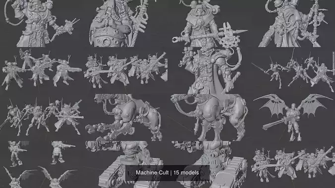 Machine Cult 3D Model Collection