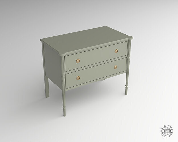 Imperial Style Drawers 3D model