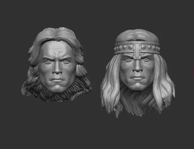Conan the Barbarian Headsculpt for Action Figures