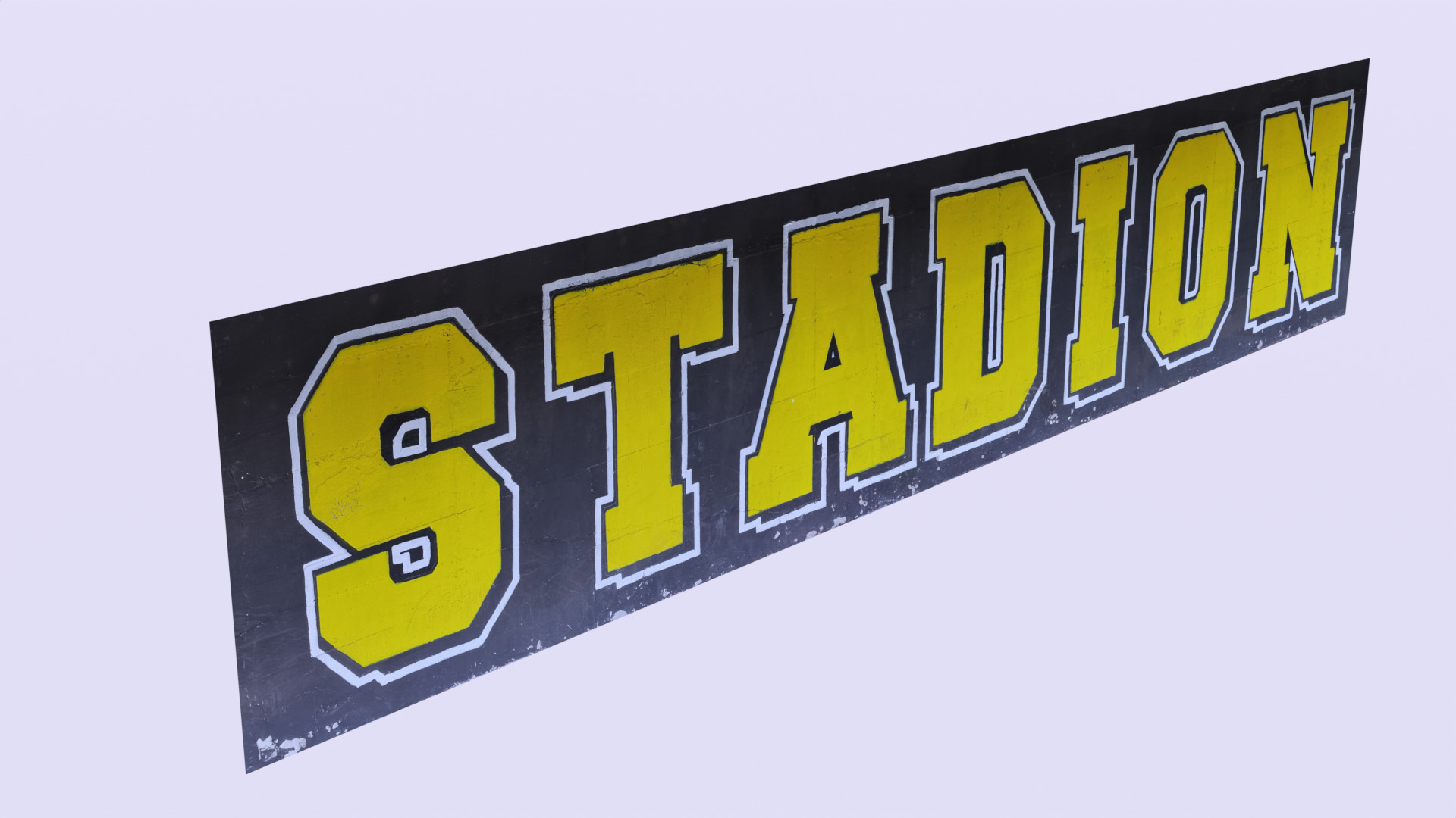 Graffiti wall VI 3D model_3