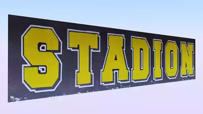 Graffiti wall VI 3D model