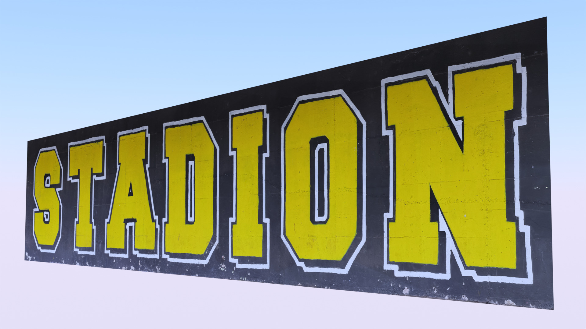 Graffiti wall VI 3D model_2