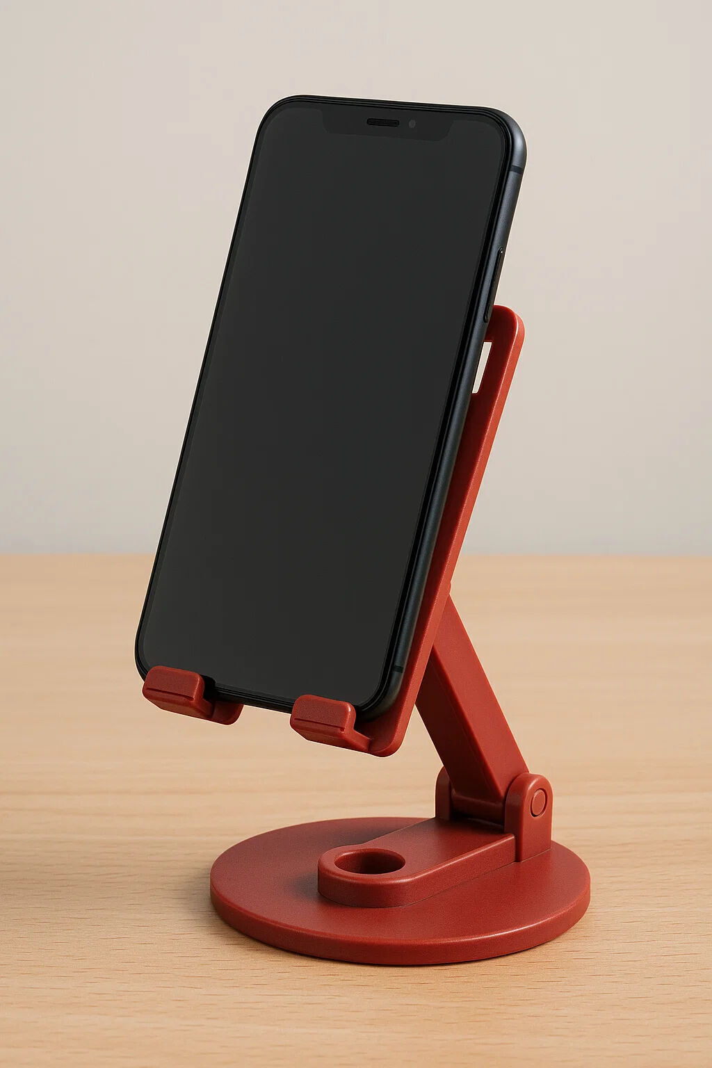 Adjustable Desktop Phone Stand 3D print model_4