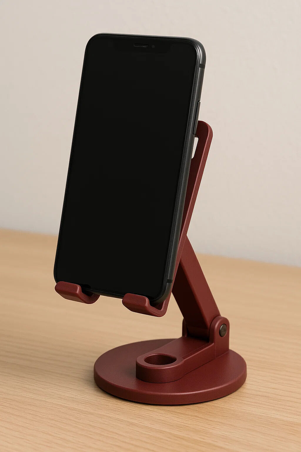 Adjustable Desktop Phone Stand 3D print model_1
