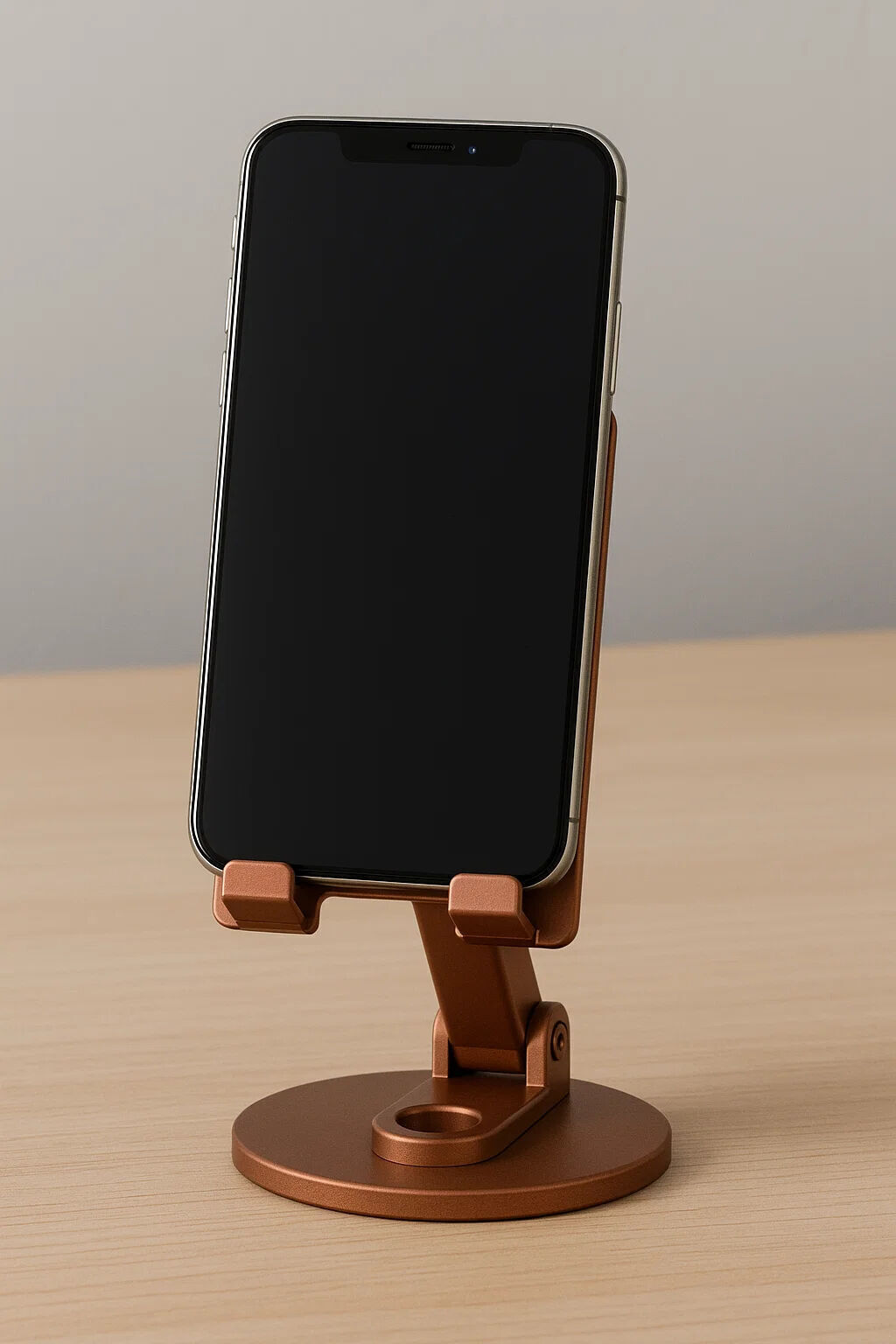 Adjustable Desktop Phone Stand 3D print model_3