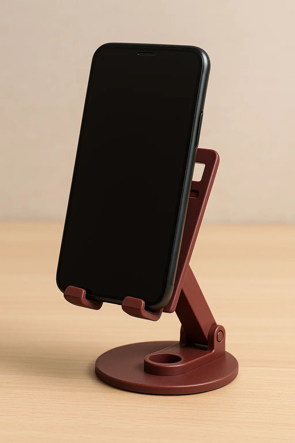 Adjustable Desktop Phone Stand 3D print model_2