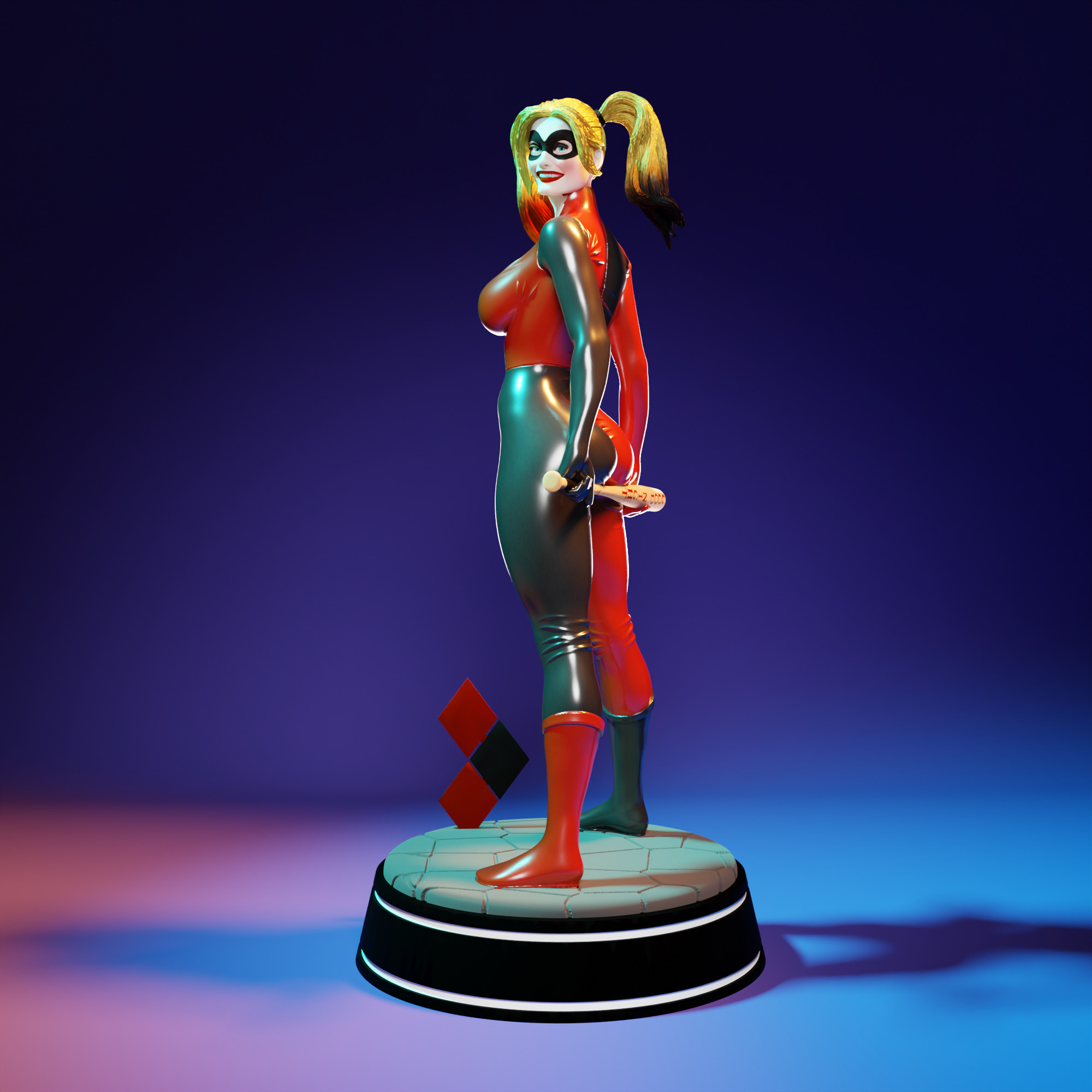 Harley Quinn 3D print model_2
