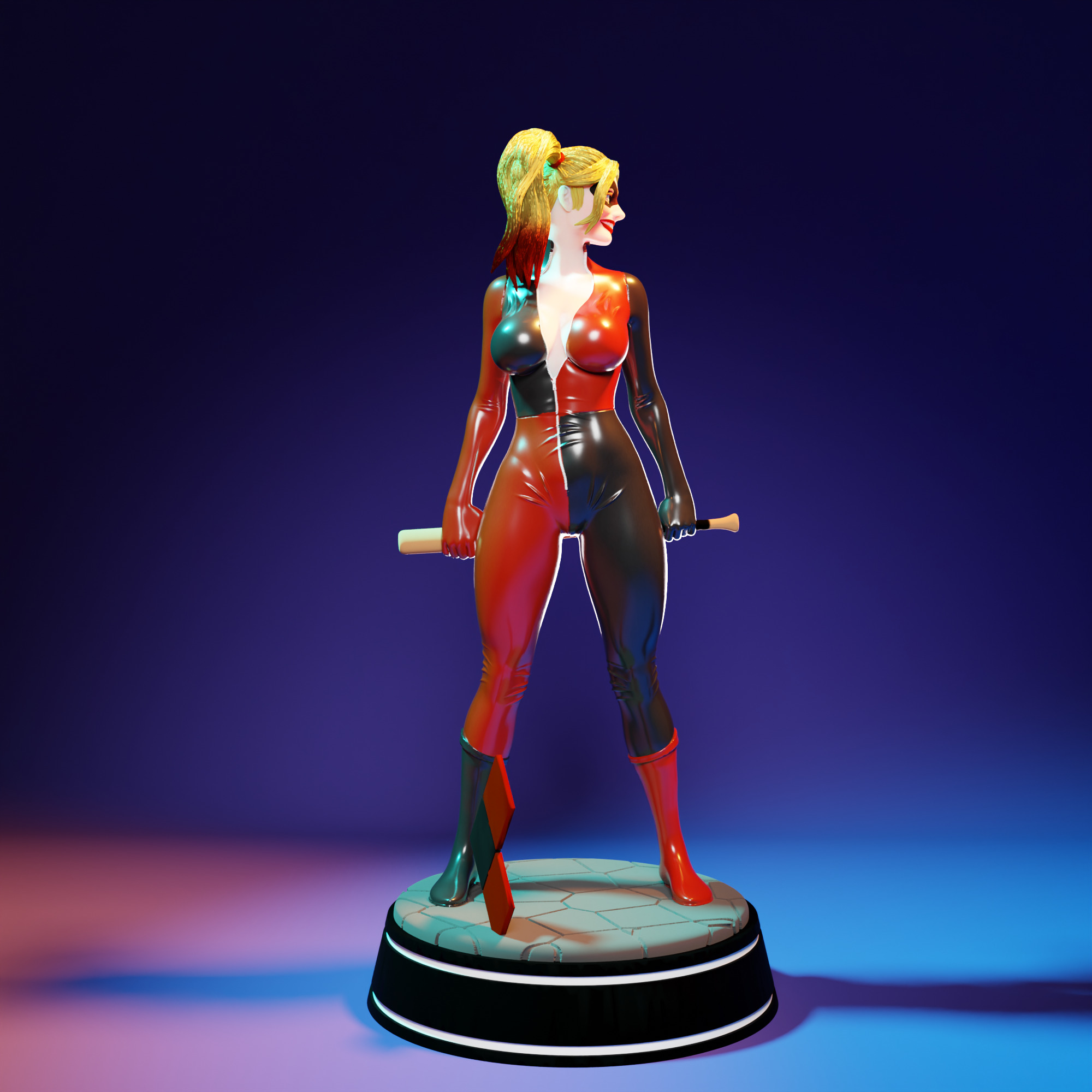 Harley Quinn 3D print model_3