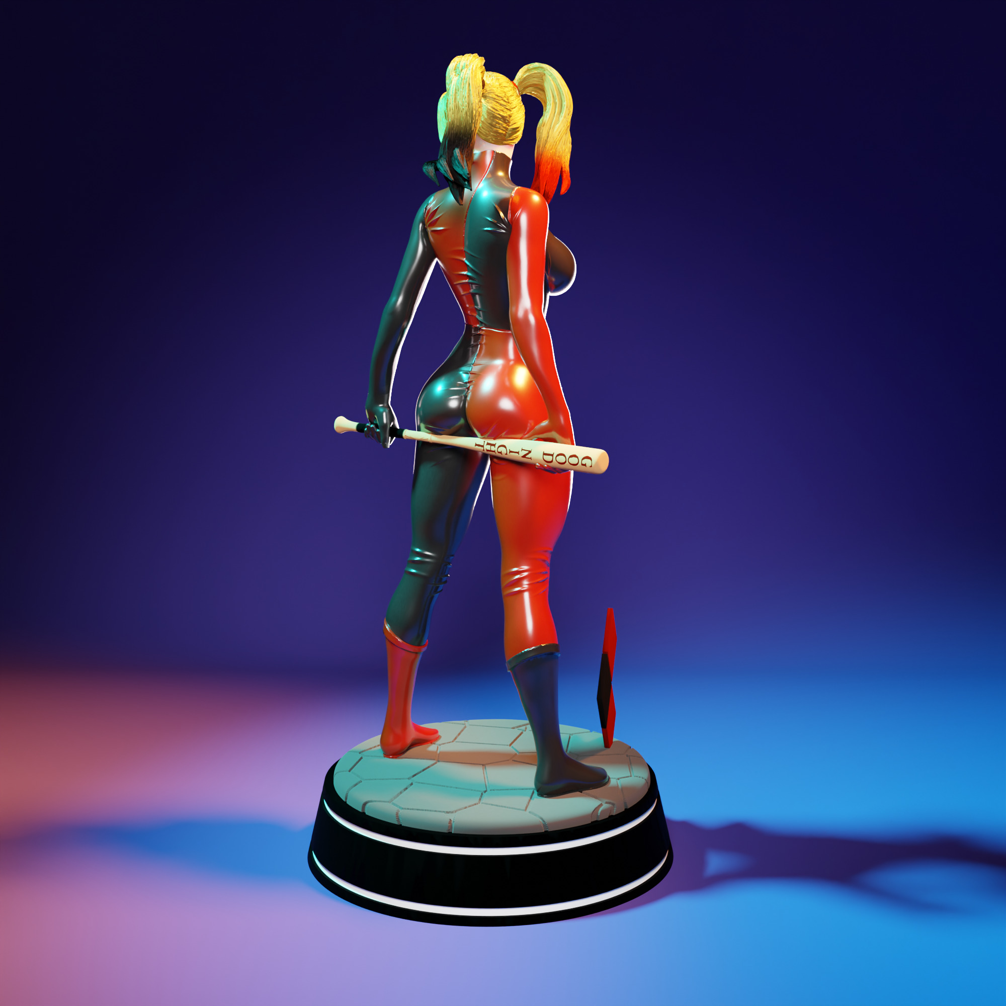 Harley Quinn 3D print model_4