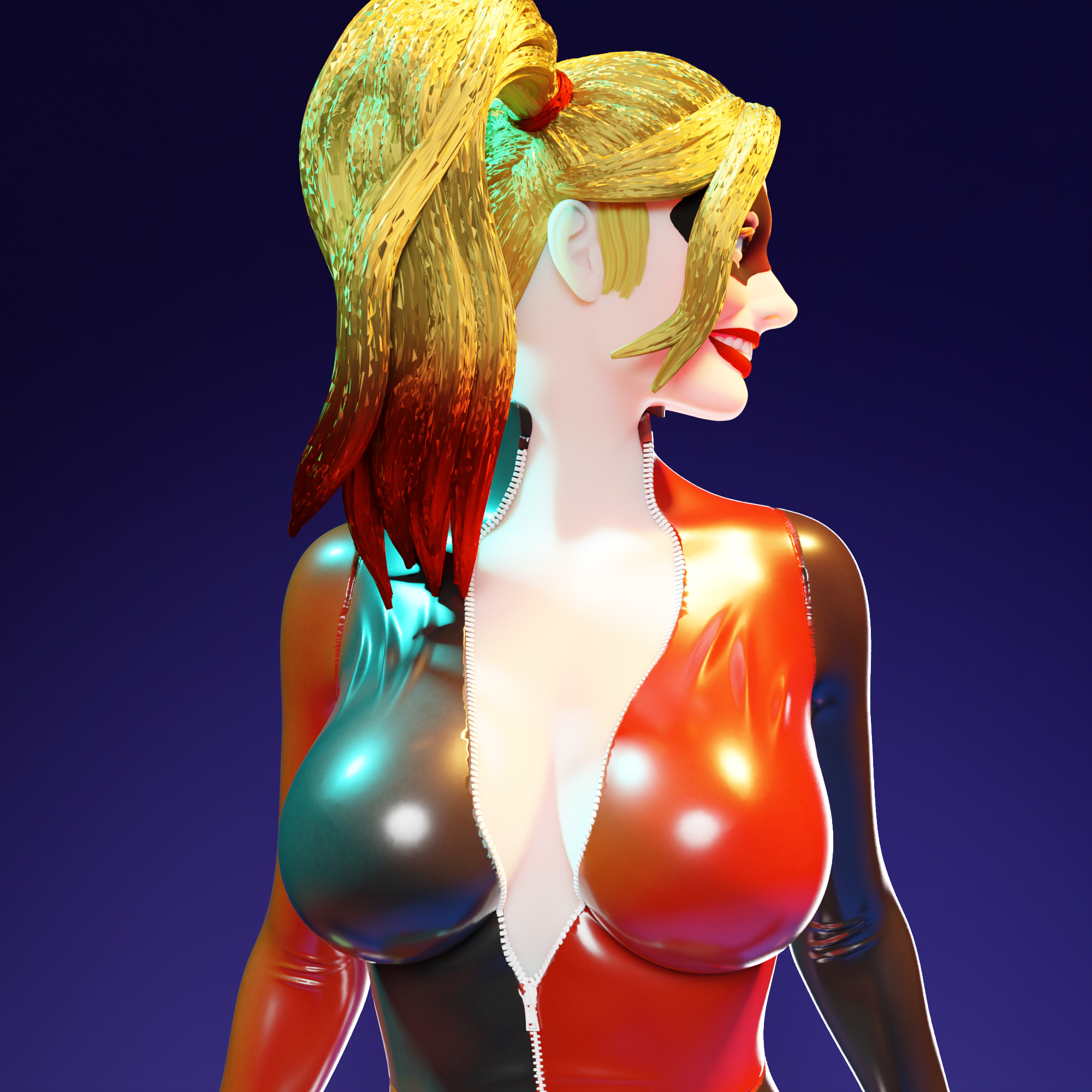 Harley Quinn 3D print model_1