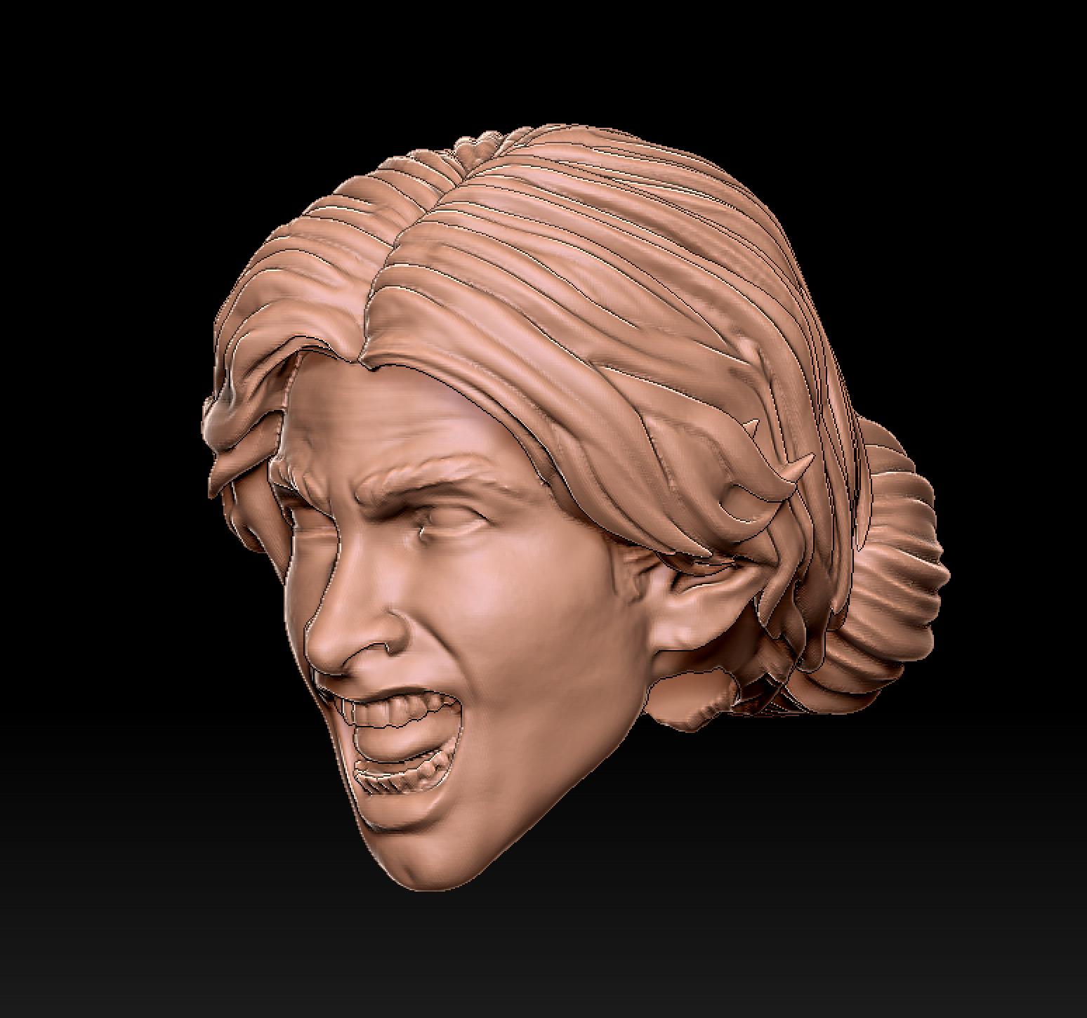 Anthony Perkins as Mother 3D print model_2