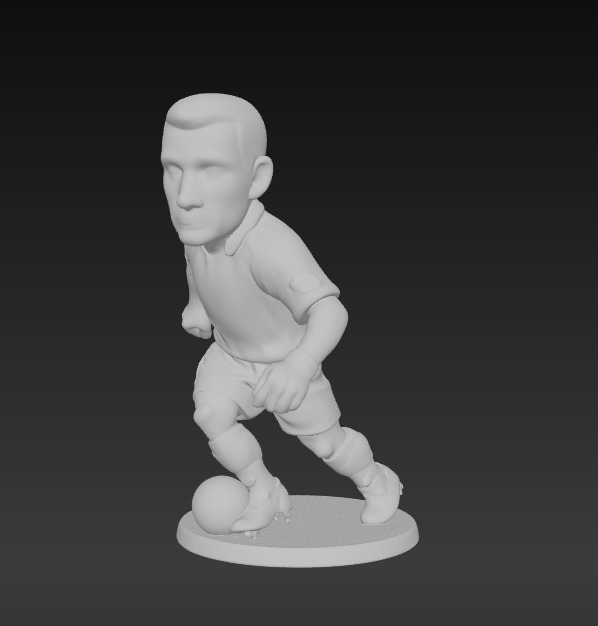 Andriy Shevchenko - Mini Fut Series 3D model 3D printable | CGTrader