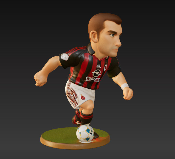Andriy Shevchenko - Mini Fut Series 3D model 3D printable | CGTrader