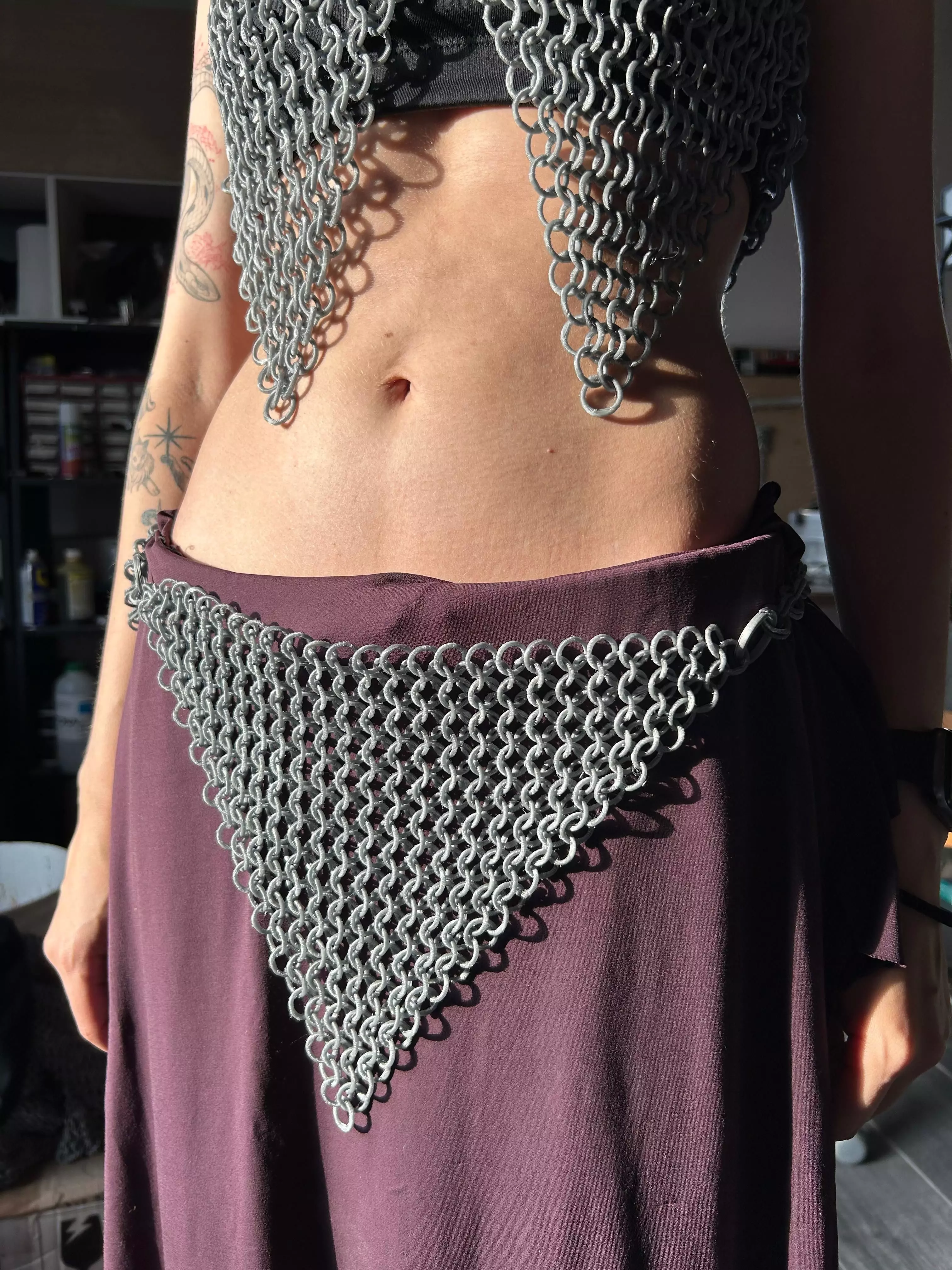 Chainmail Lingerie Bottom 3D print model_0