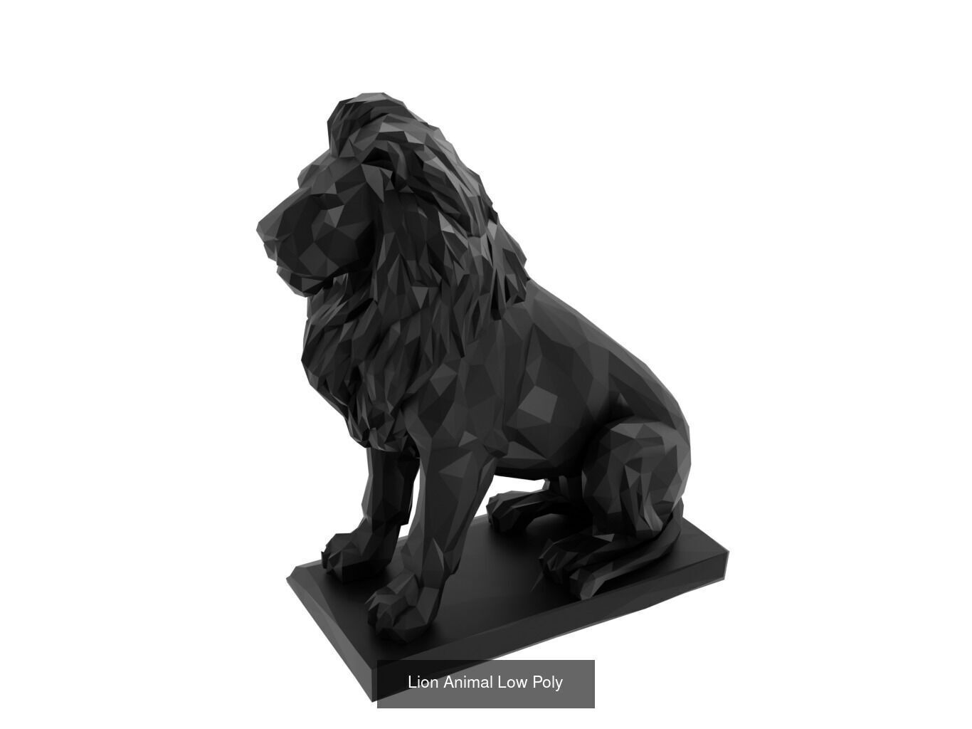 Low Poly Animal Mega Set 99 Models 3D Model Collection_78