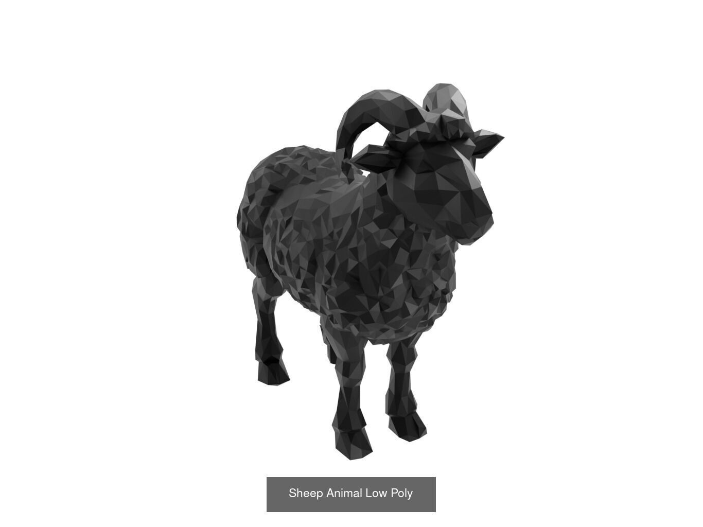 Low Poly Animal Mega Set 99 Models 3D Model Collection_102