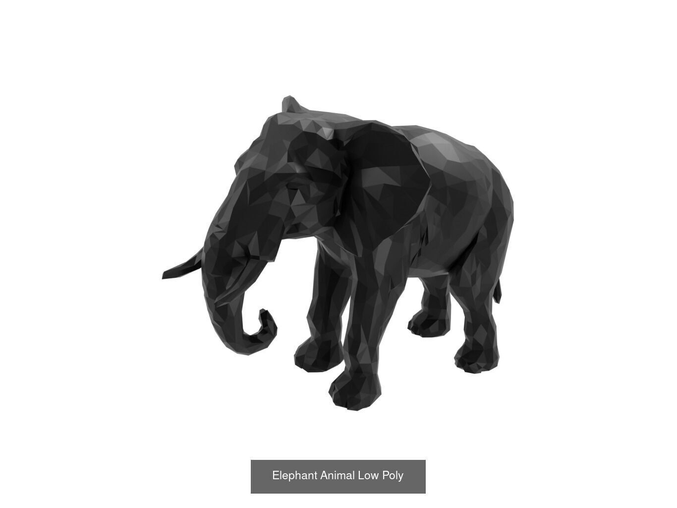 Low Poly Animal Mega Set 99 Models 3D Model Collection_46
