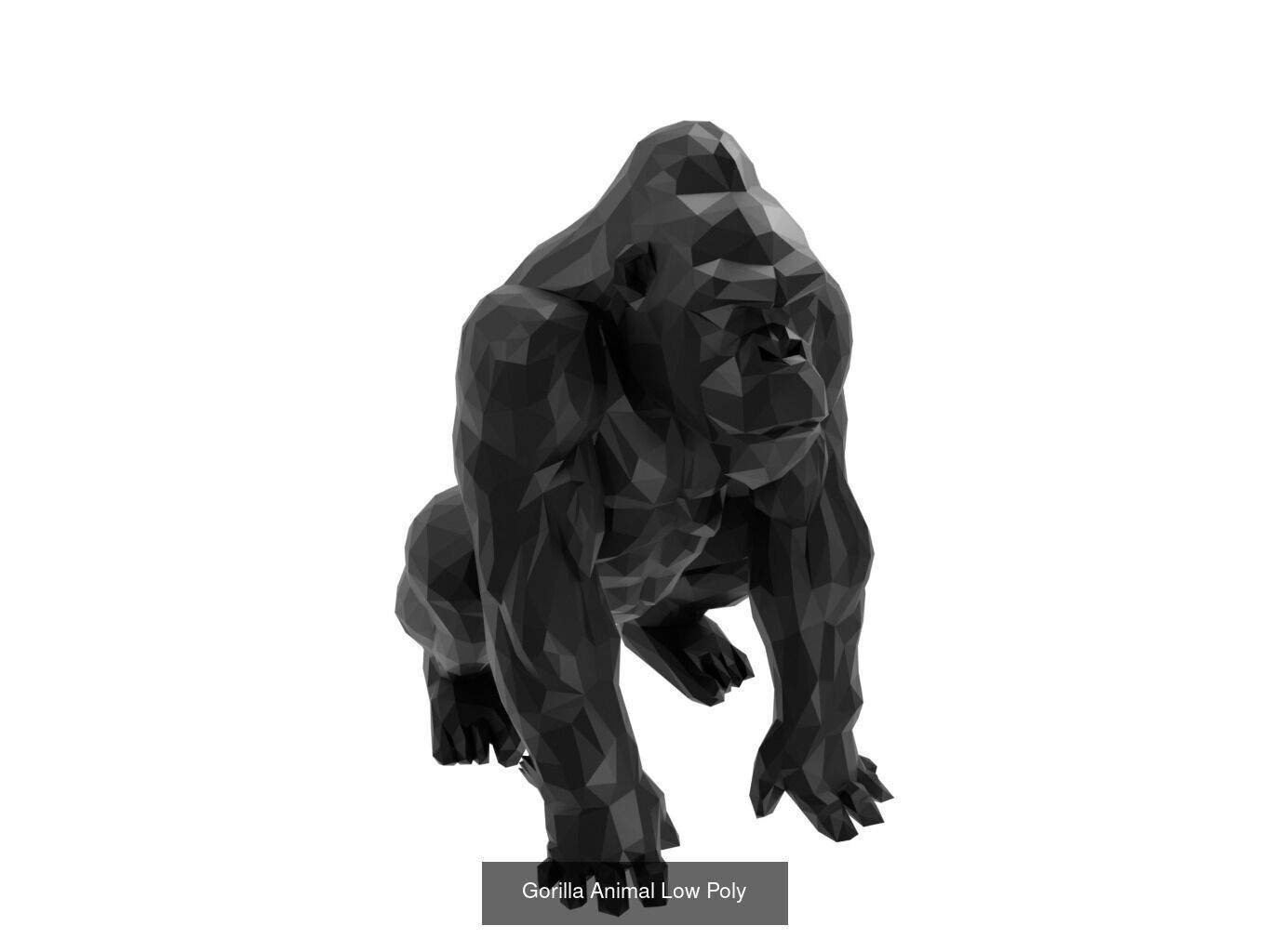 Low Poly Animal Mega Set 99 Models 3D Model Collection_58