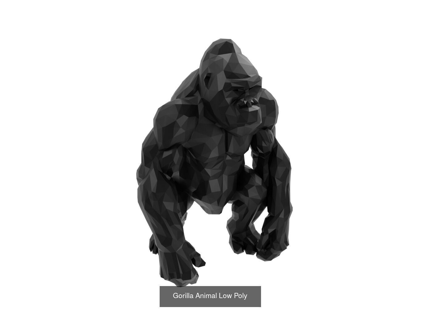Low Poly Animal Mega Set 99 Models 3D Model Collection_56