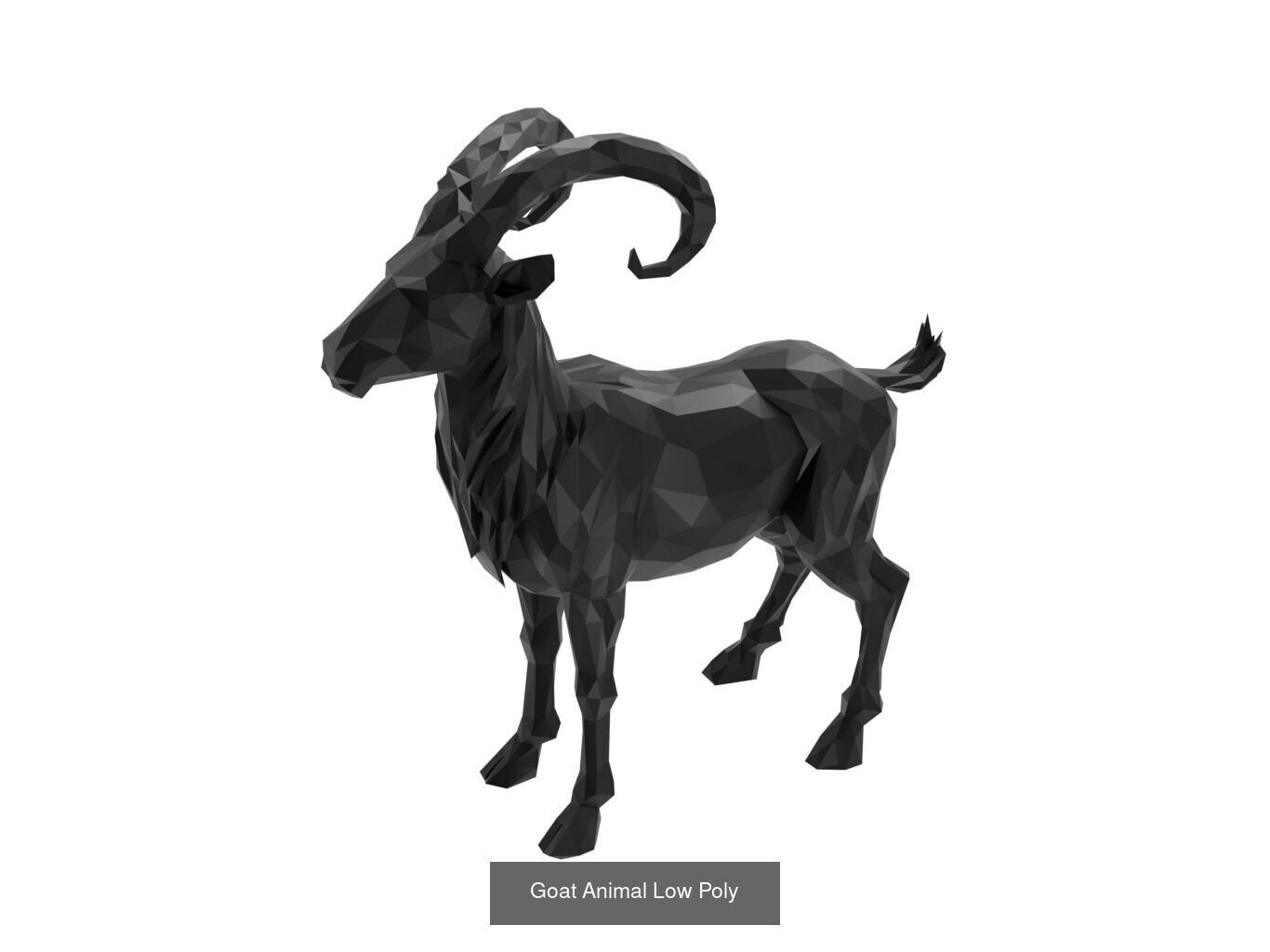 Low Poly Animal Mega Set 99 Models 3D Model Collection_52