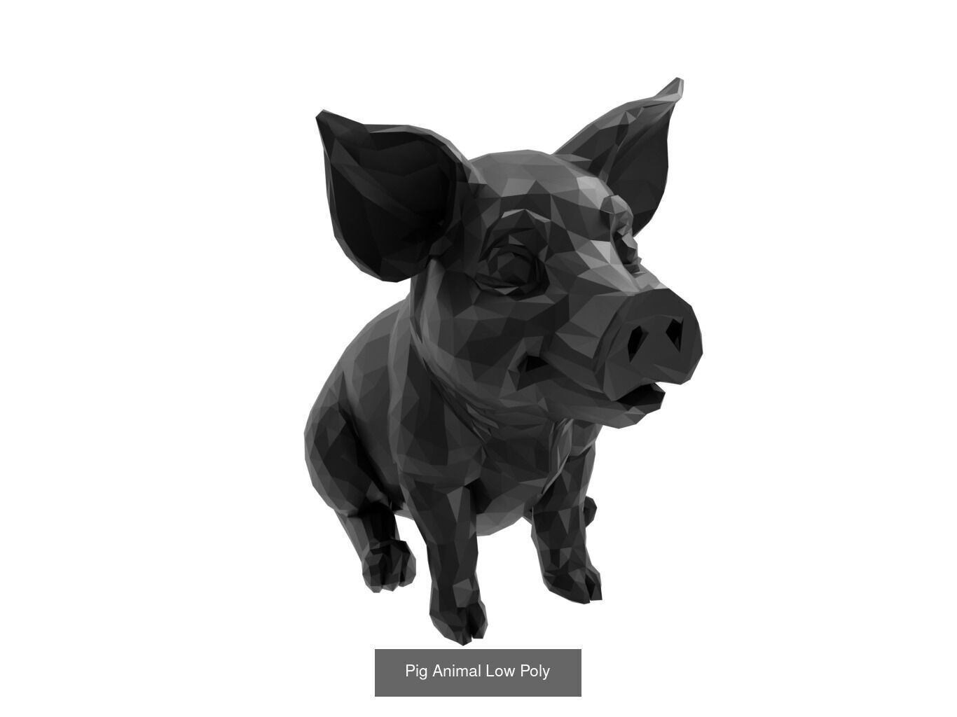 Low Poly Animal Mega Set 99 Models 3D Model Collection_93
