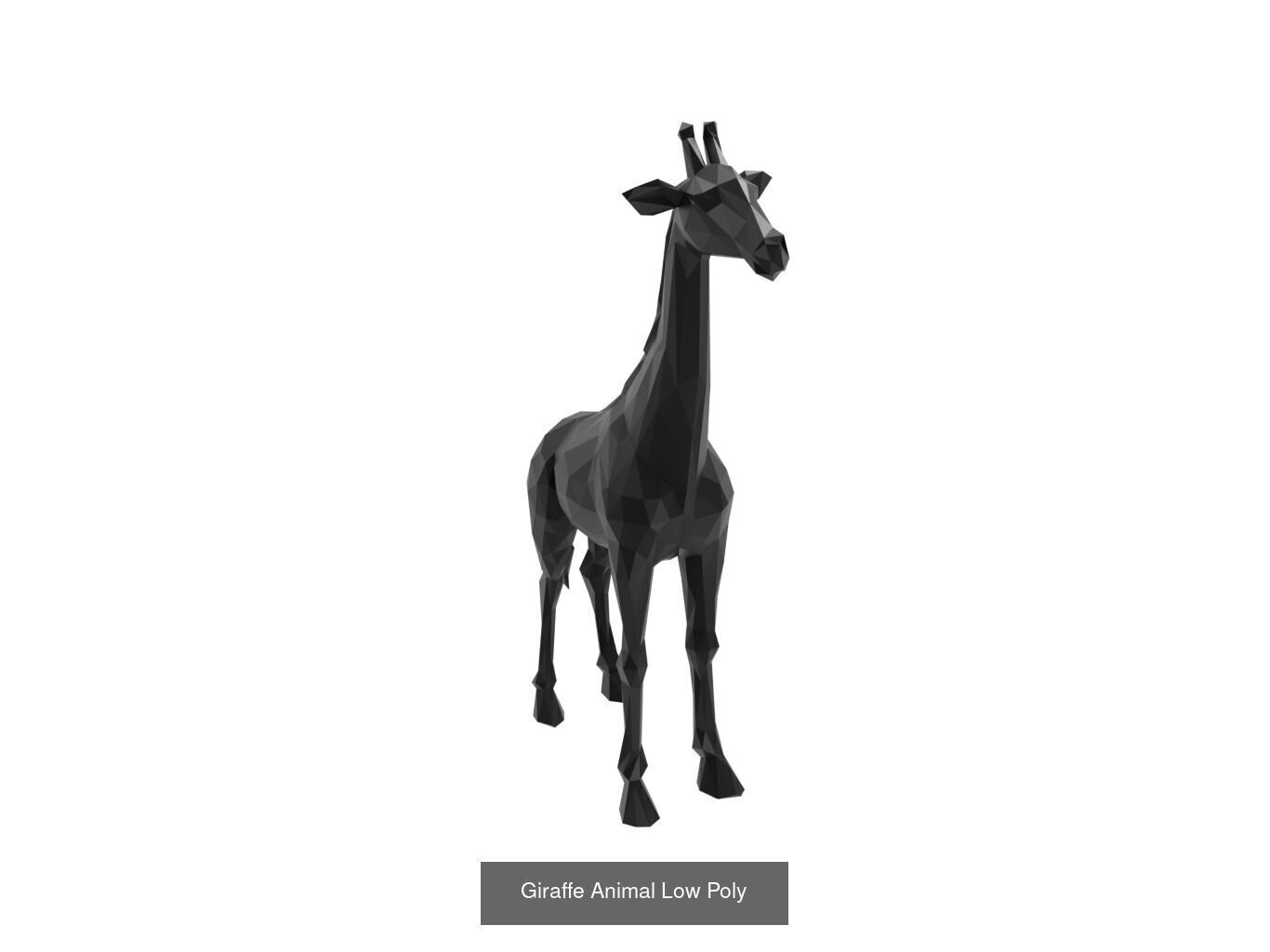 Low Poly Animal Mega Set 99 Models 3D Model Collection_51