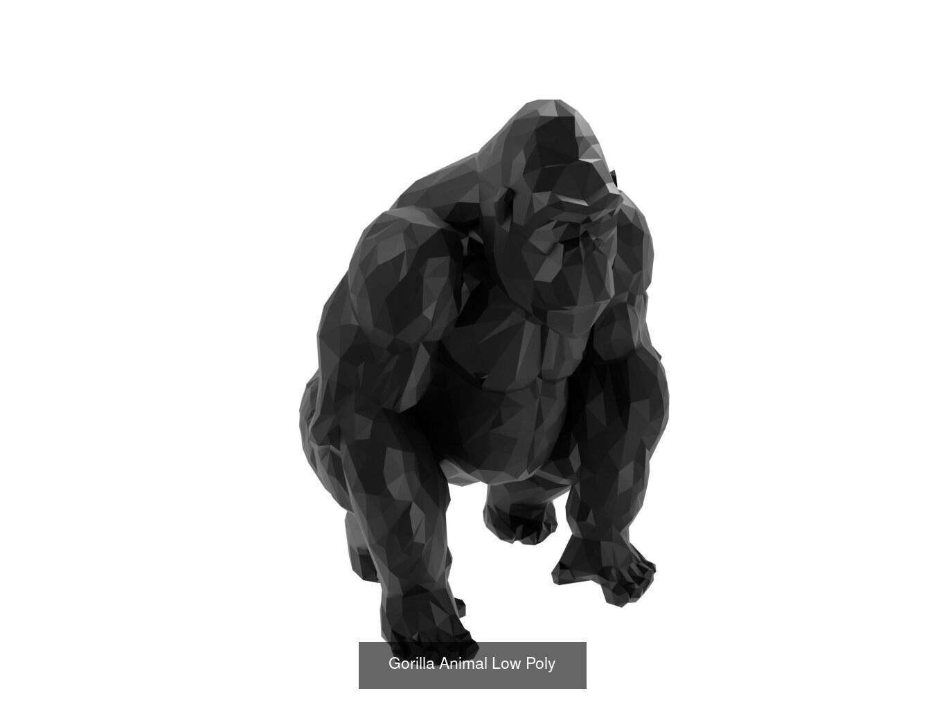 Low Poly Animal Mega Set 99 Models 3D Model Collection_57