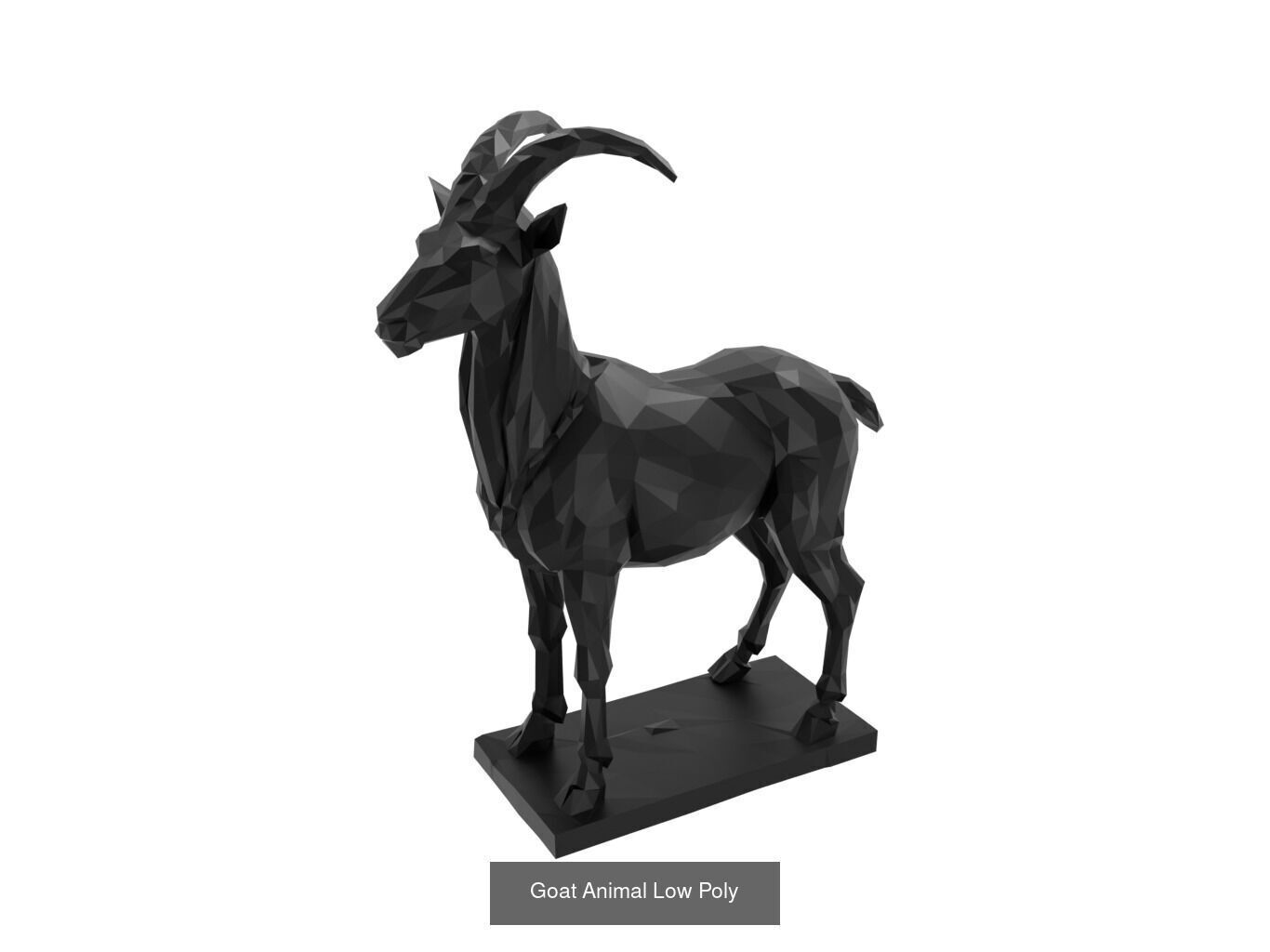 Low Poly Animal Mega Set 99 Models 3D Model Collection_55