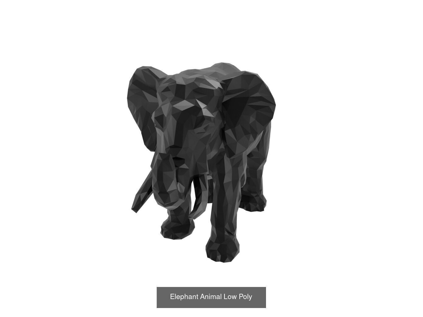 Low Poly Animal Mega Set 99 Models 3D Model Collection_48